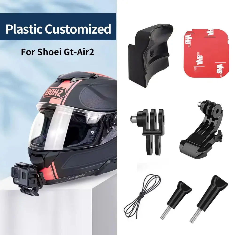 Support de menton pour casque moto – Compatible GoPro, Insta360, DJI