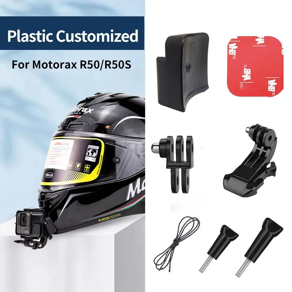 Support de menton pour casque moto – Compatible GoPro, Insta360, DJI