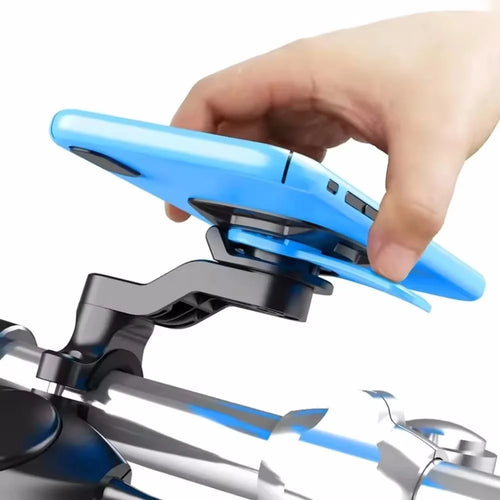 Support Téléphone Moto & Vélo Rotatif 360° – Universel & Antichoc