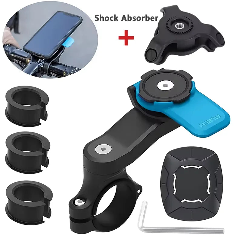 Support Téléphone Moto & Vélo Rotatif 360° – Universel & Antichoc
