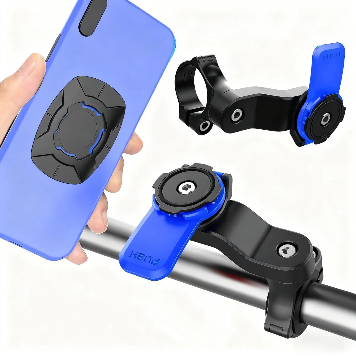 Support Téléphone Moto & Vélo Rotatif 360° – Universel & Antichoc