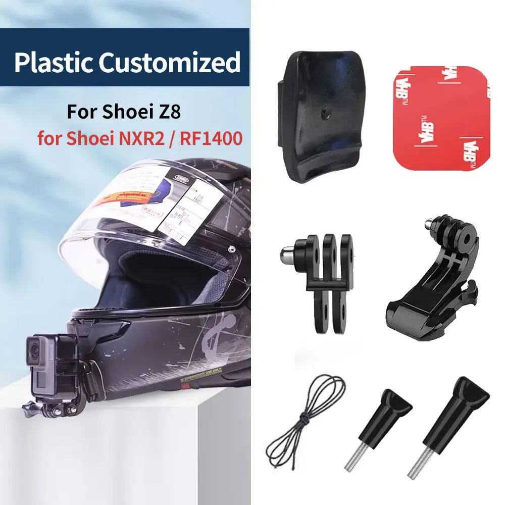 Support de menton pour casque moto – Compatible GoPro, Insta360, DJI