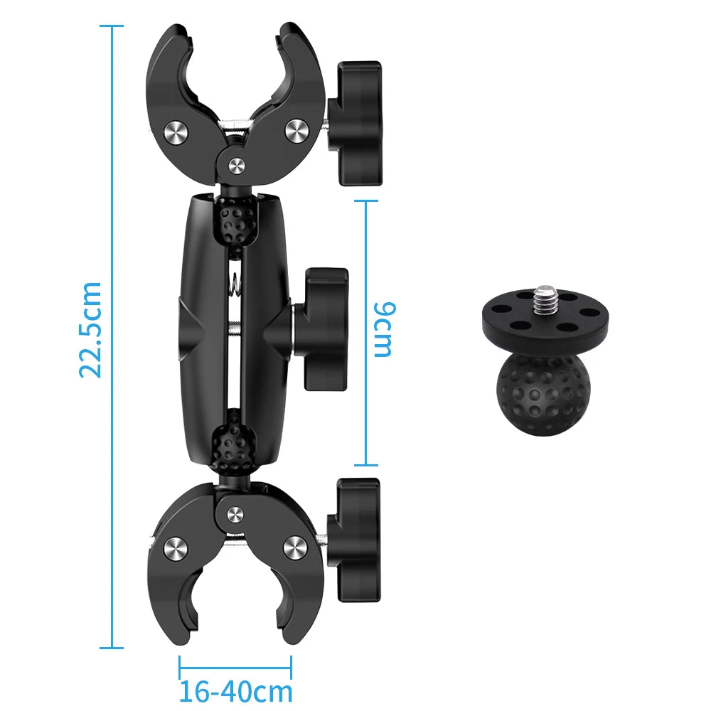 Perche selfie moto pour Insta360 X2/X3/X4/X5 – Kit fixation guidon