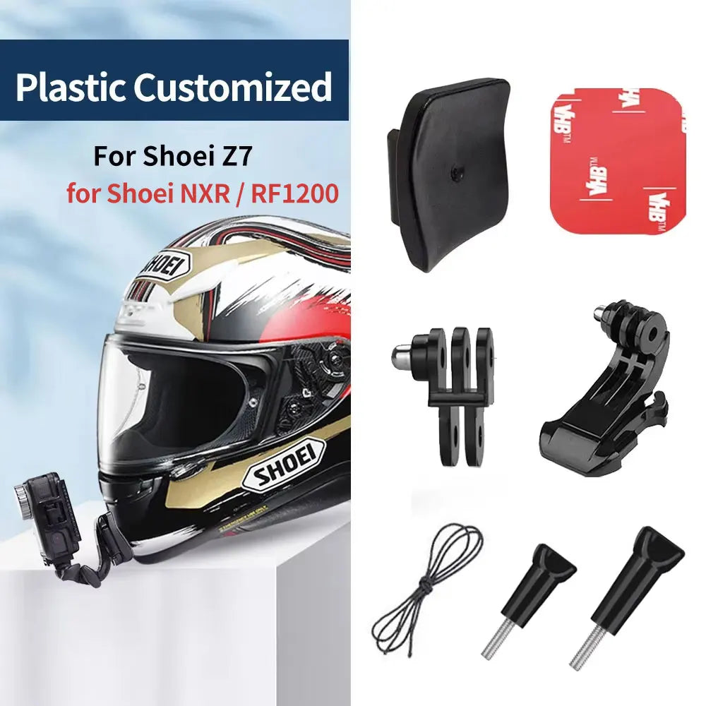 Support de menton pour casque moto – Compatible GoPro, Insta360, DJI